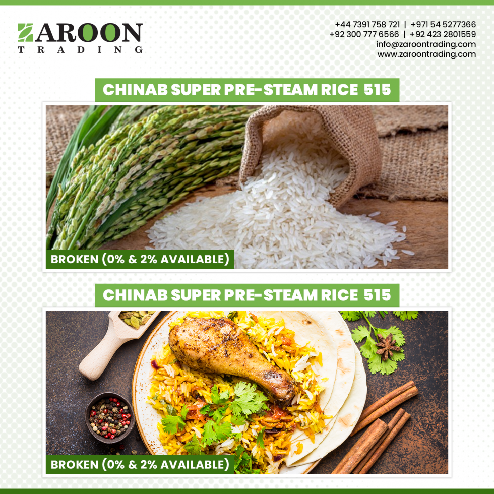 Chinab Super Pre-Steam Rice 515