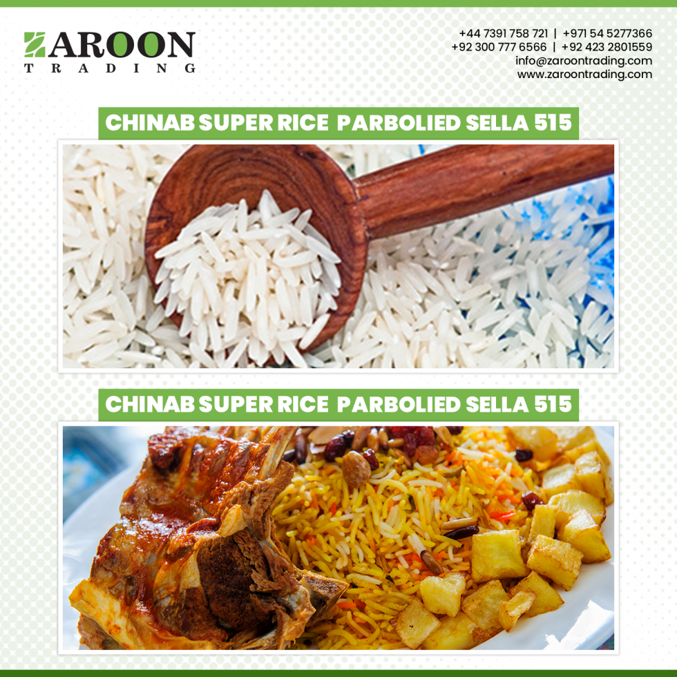 Chinab Super Rice Parboiled Sella 515