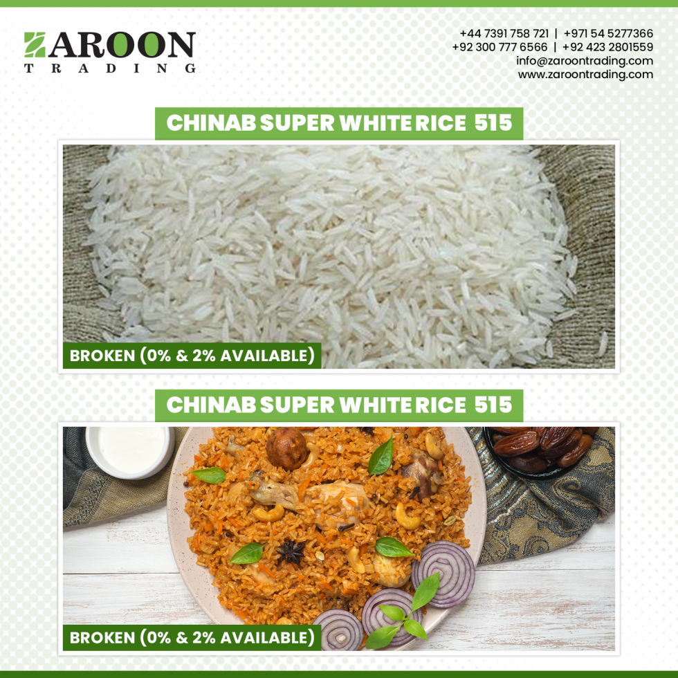 Chinab Super White Rice 515