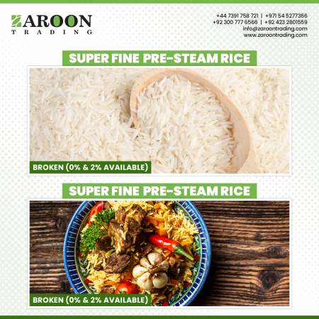 Super Fine Pre-Steam Rice