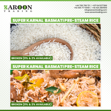 Super Karnal Basmati Pre-Steam Rice