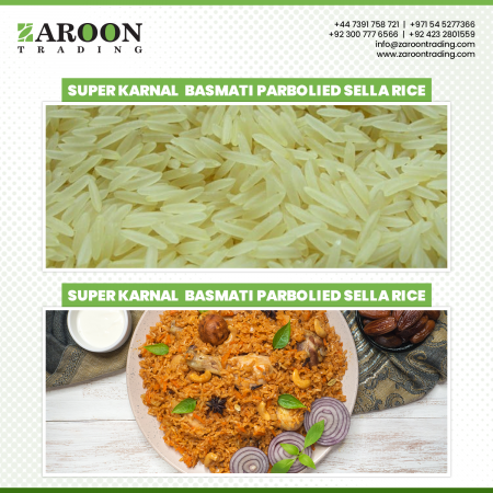 Super Kernel Basmati Parboiled Sella Rice